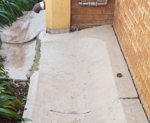 Stormwater Channel Settlement